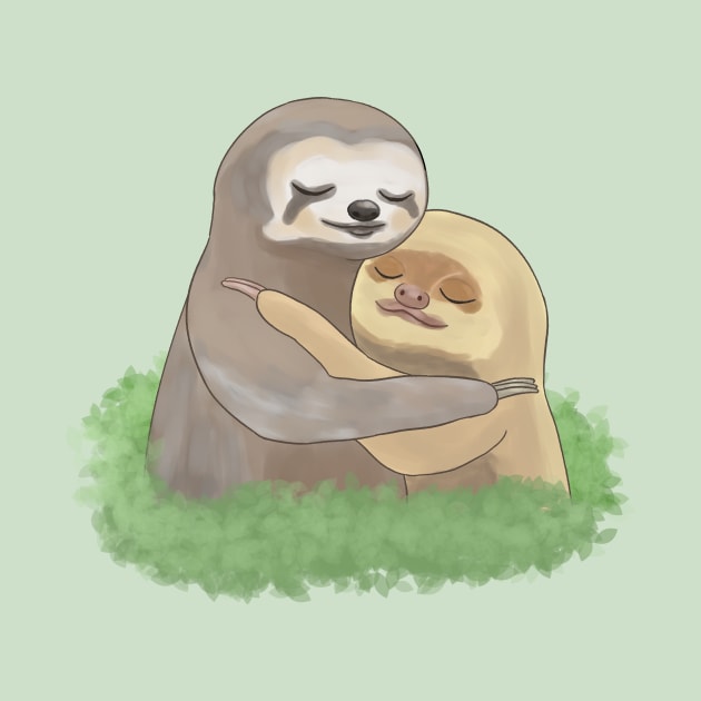 Sloth friends by PetsOnShirts