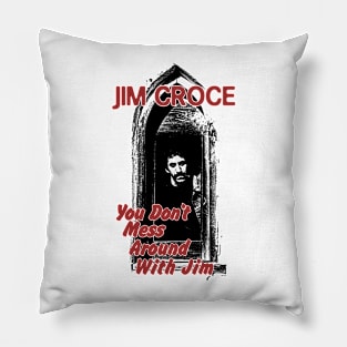 Jim Croce Folk Rock Pillow