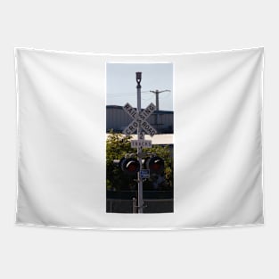 Railroad Crossing Tapestry