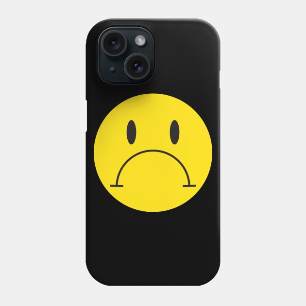 Sad Face Phone Case by Nick Quintero