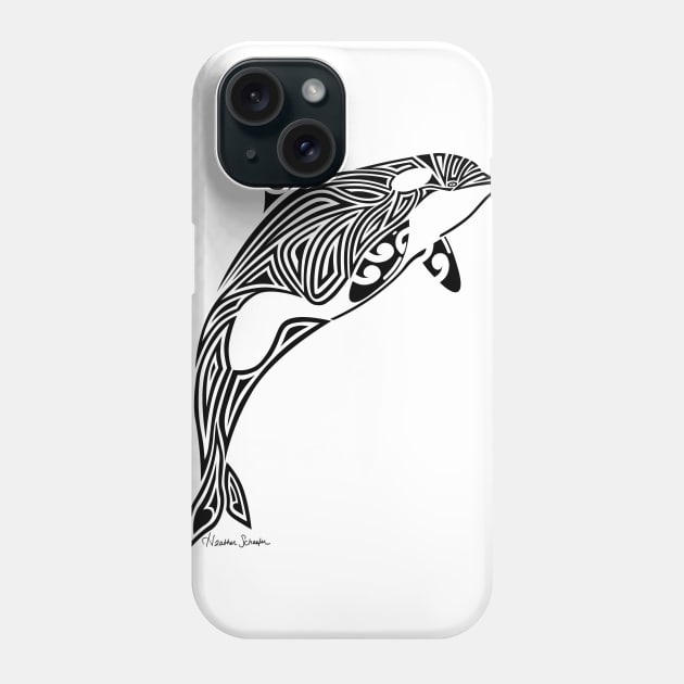 Tribal Orca Phone Case by artsytoocreations