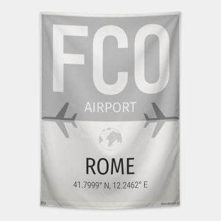 FCO Rome airport Tapestry