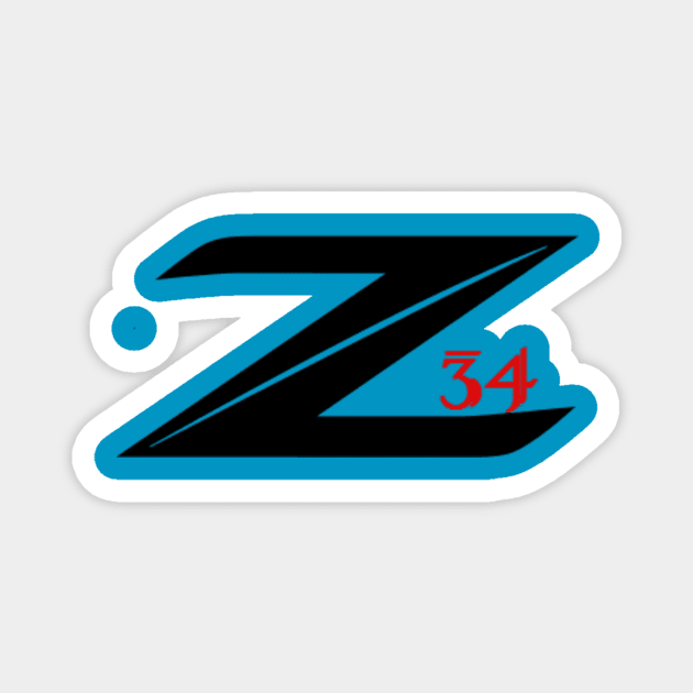 Z 34 - 370Z T-Shirt Magnet by 370ReasonsToZ