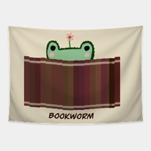 Frog Bookworm Tapestry