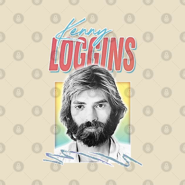 Kenny Loggins / Soft Rock 70s Retro Aesthetic Fan Art Design by DankFutura