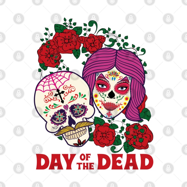 Day of the Dead Sugar skull by MZeeDesigns