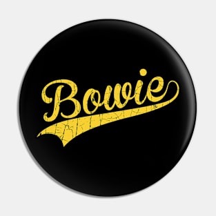 Crack style Name Bowie - Family name Pin