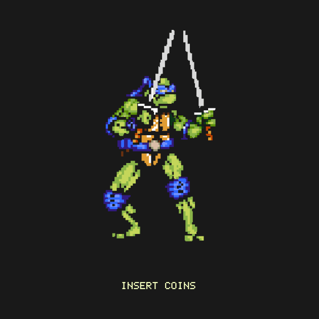 8-Bit Turtle Power by ChrisGeocos