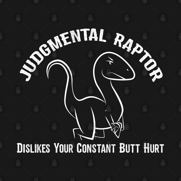 Judgmental Raptor - Butt Hurt by Ryan Bangerter Art