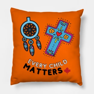 Every Child Matters Canada maple leaf Pillow