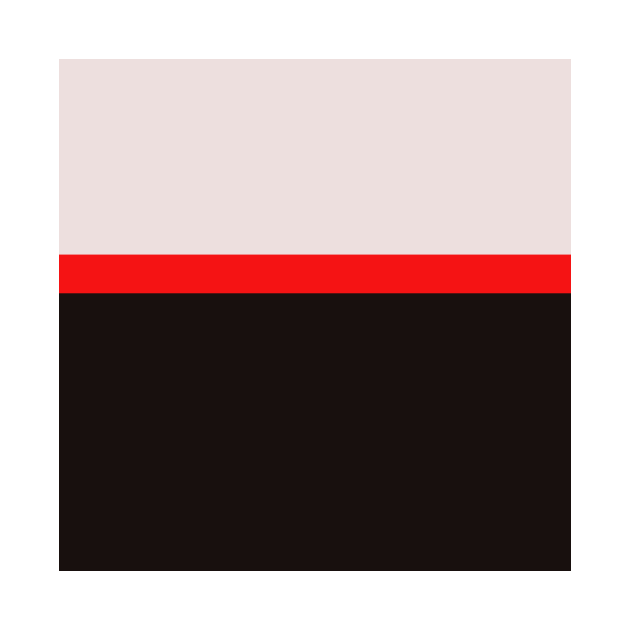 red black and pink minimalist abstract design by pauloneill-art