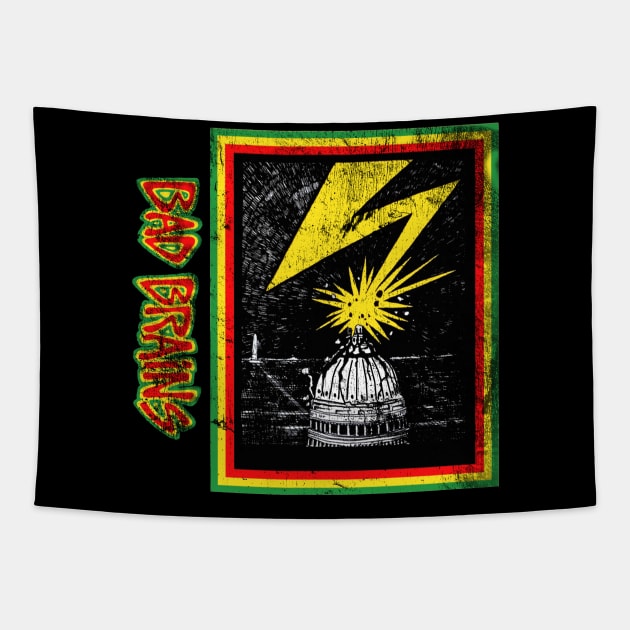 Bad Brains Vintage Tapestry by tawmek