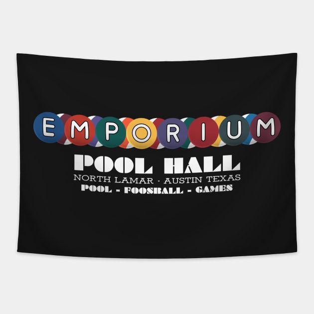 Emporium Pool Hall Tapestry by Lord Teesus