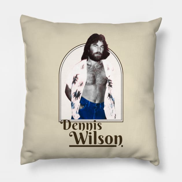 Dennis wilson///Original retro Pillow by MisterPumpkin