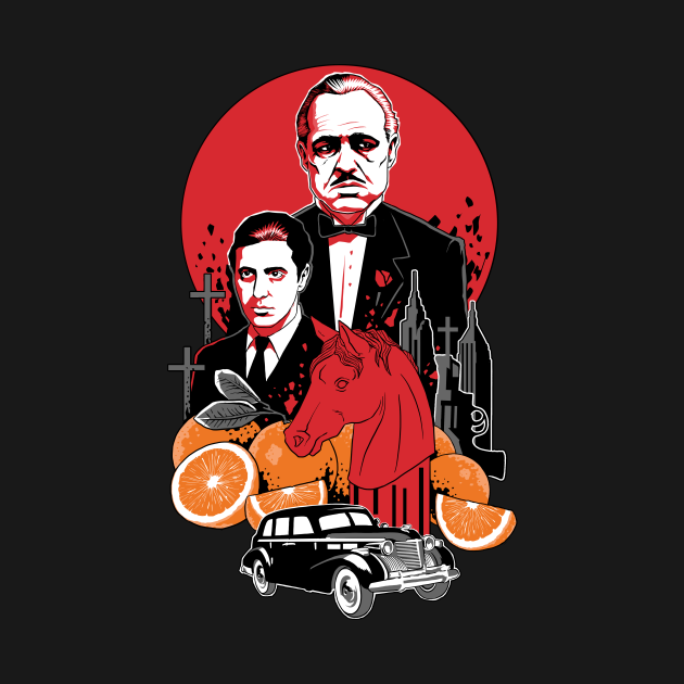 Disover Family Cursed - The Godfather - T-Shirt