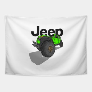 Jeep Design - Green Tapestry