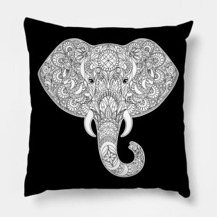 Elephant Mandala Pillow