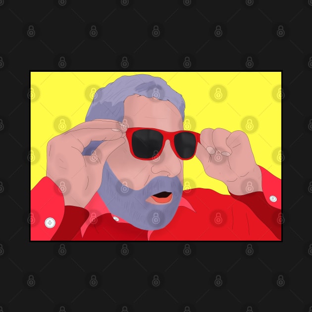 Funny Lula Meme with Sunglasses by DiegoCarvalho