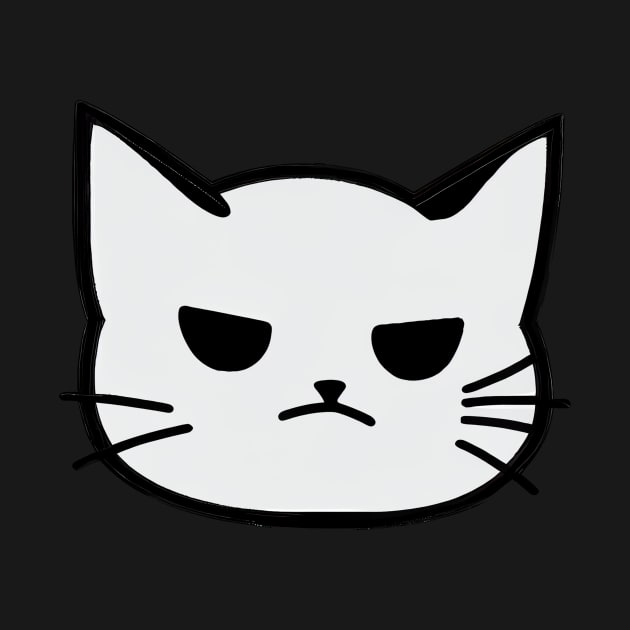 Minimalistic mean kitty by stkUA