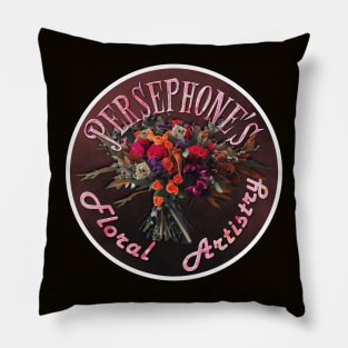 Persephone's Floral Artistry Pillow