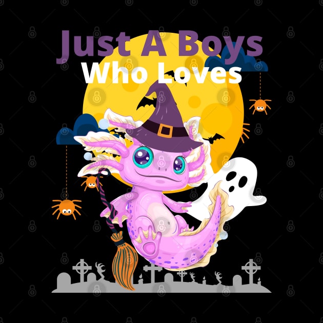 School Halloween 2022 Cool Axolotls Aquarium Pumpkins Squad by Johner_Clerk_Design