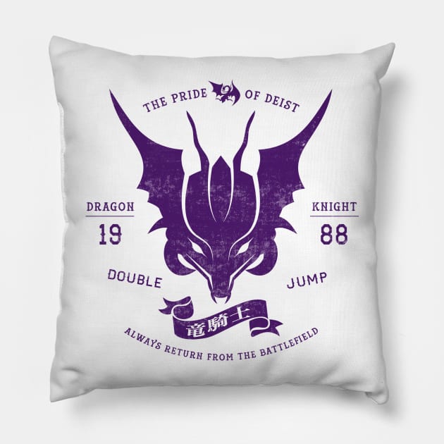 Dragon Knight Pillow by machmigo