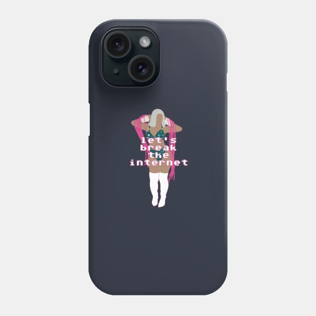 Break the Cyber Net Phone Case by sofjac