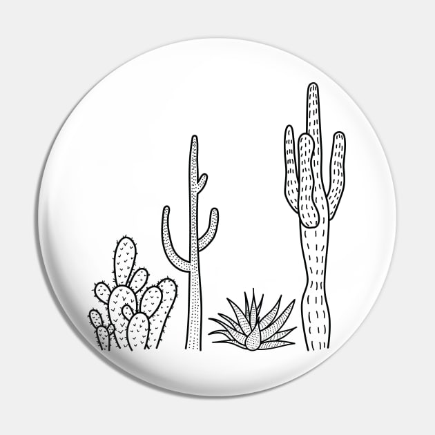 Cactus illustration Pin by sziszigraphics