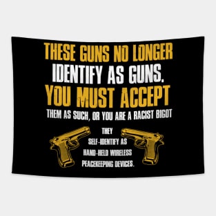 Funny Gun Lover Quote Gift Tapestry