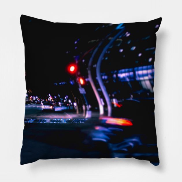 City Lights Pillow by Brieana