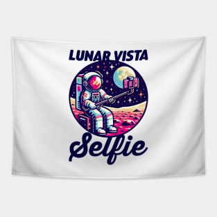 Lunar Vista Selfie Tapestry