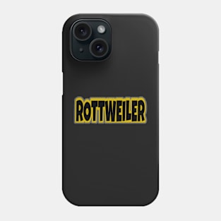 Rottweiler hat design Phone Case