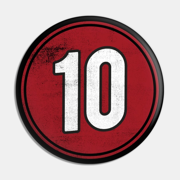 Number Ten 10 Pin by cowyark rubbark