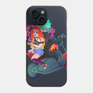 Witch and Ghost Rider Phone Case