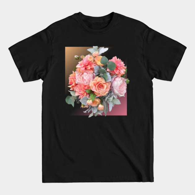 Disover Watercolor Flowers Bouquet Gardening Plants Flowers Gift - Flowers - T-Shirt