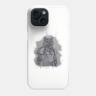 Cat in armor T-Shirt Phone Case