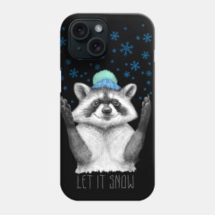 Winter Raccoon Phone Case