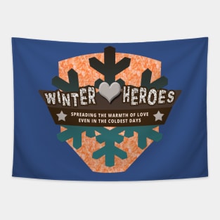 Winter Heroes Tapestry