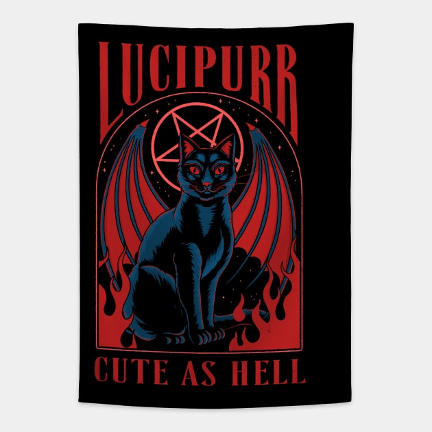 Lucipurr Tapestry by thiagocorrea