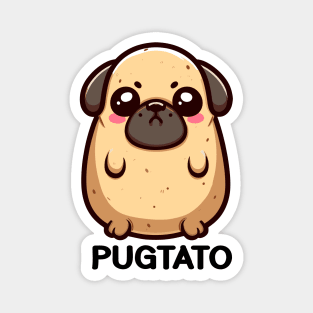 Pugtato Potato Pug Magnet