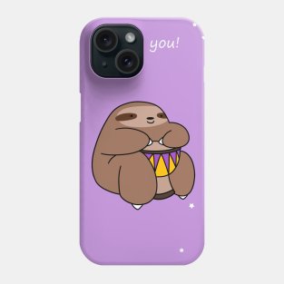 "Thank You" Djembe Sloth Phone Case