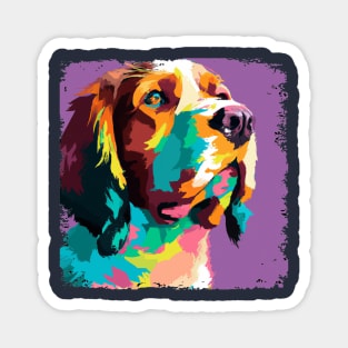 Welsh Springer Spaniel Pop Art - Dog Lover Gifts Magnet