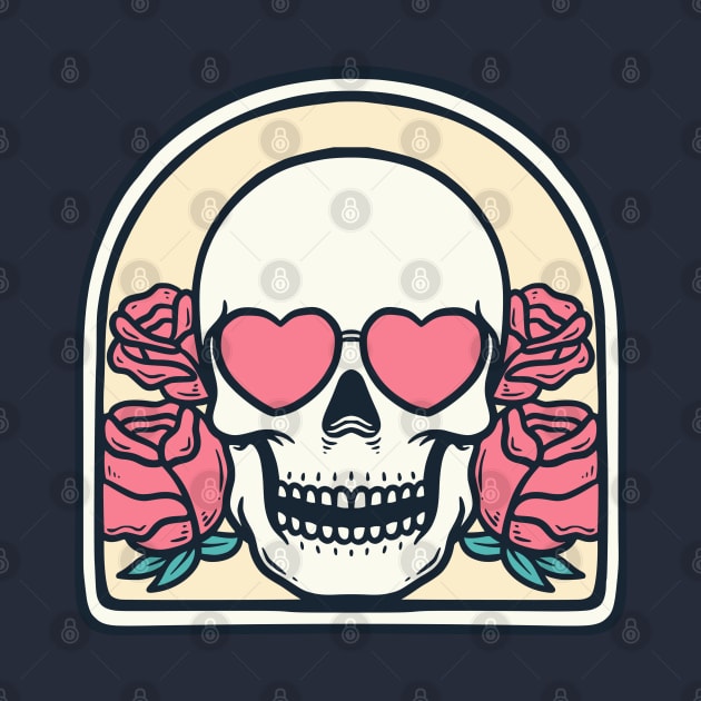 Romantic skull couple by Pongatworks Store