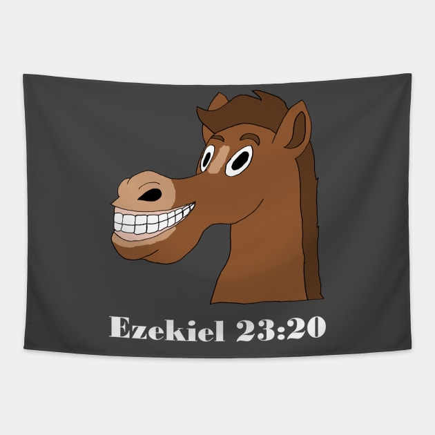 Ezekiel 23:20 Tapestry by StevenBaucom