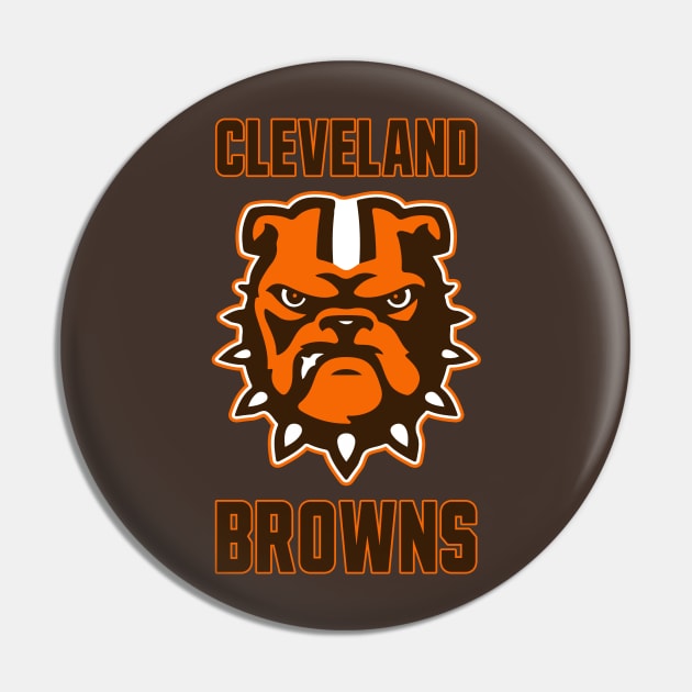 Dawgs Browns / Cleveland Fanart Pin by From Nowhere