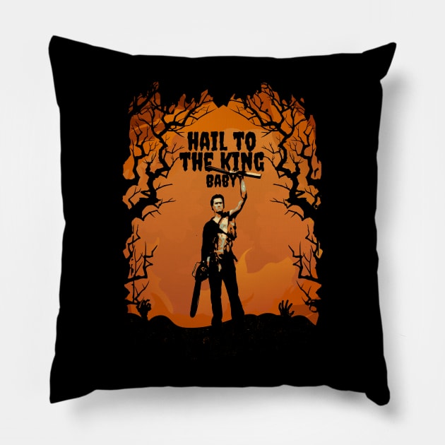 Hail To KIng Baby Pillow by Thermul Bidean