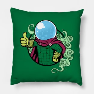 Cute Funny Superhero Gamer Mashup Parody Cartoon Pillow