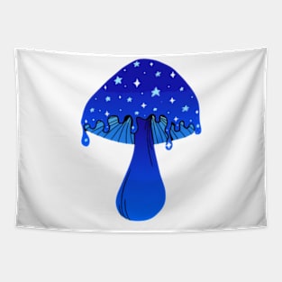 Blue Mushroom Tapestry