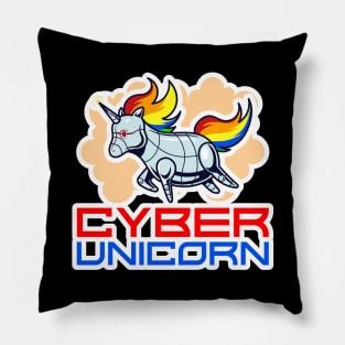 cyber Unicorn Pillow