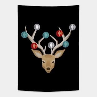 Cute Christas raindeer Spheres Tapestry